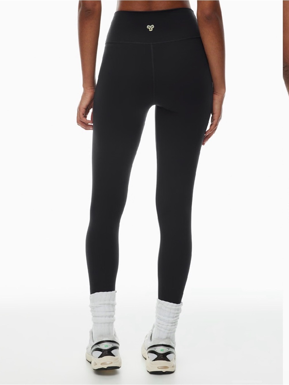 Aritzia Golden Atmosphere Leggings Size 4 Black White Stripe Hi-Rise 26"